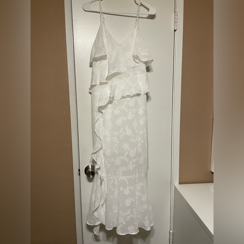 Elegant Long Ruffled Dresses